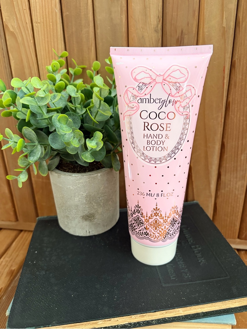 Amber Glow Coco Rose Hand & Body Moisturizing Lotion, 8 fl oz